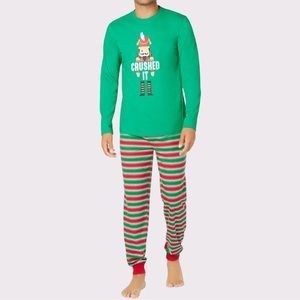 Crushed It Stripe Men Holiday's PJ